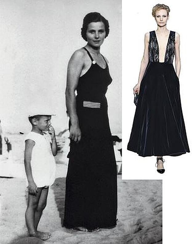 María Raimondi, junto al pequeño Armani.