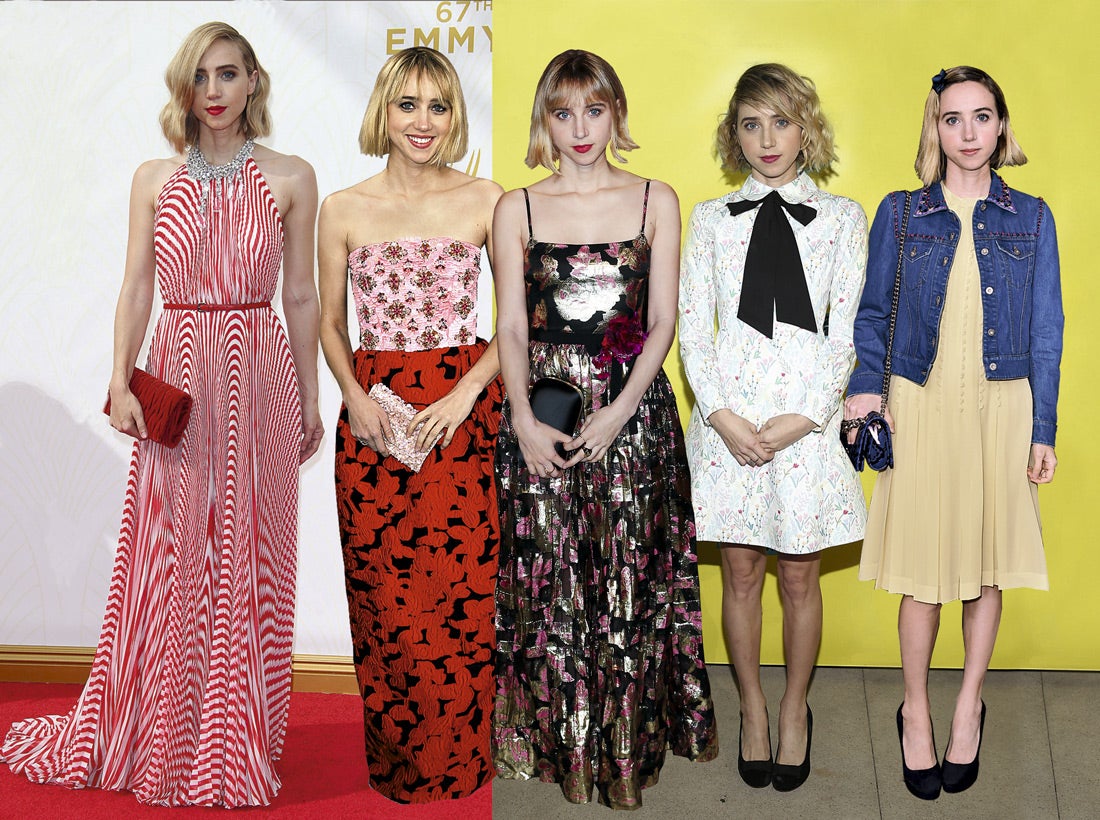 Zoe es nieta del mítico director de cine Elia Kazan, sus padres son guionistas de cine y ella ha seguido la senda familiar como actriz y guionista. Zoe tiene 33 años, pero un aspecto aniñado, que tiene mucho que ver con su corte de pelo y sus looks de inspiración retro. Su firma favorita es Miu Miu, que alterna con Gucci y Oscar de la Renta.