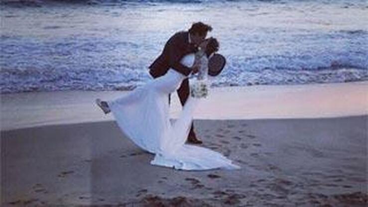 Fotos: La boda de Paz Padilla y Juan Vidal en la playa, en imágenes