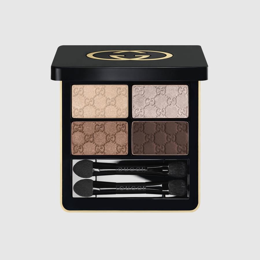 Paleta Eye Magnetic Color Shadow Quad in Tuscan Storm, de Gucci (58 €)