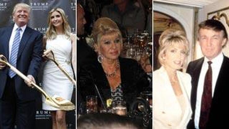 Fotos: Las seis mujeres que han marcado la vida de Donald Trump