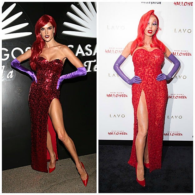 Alessandra Ambrosio y Heidi Klum, de Jessica Rabit.