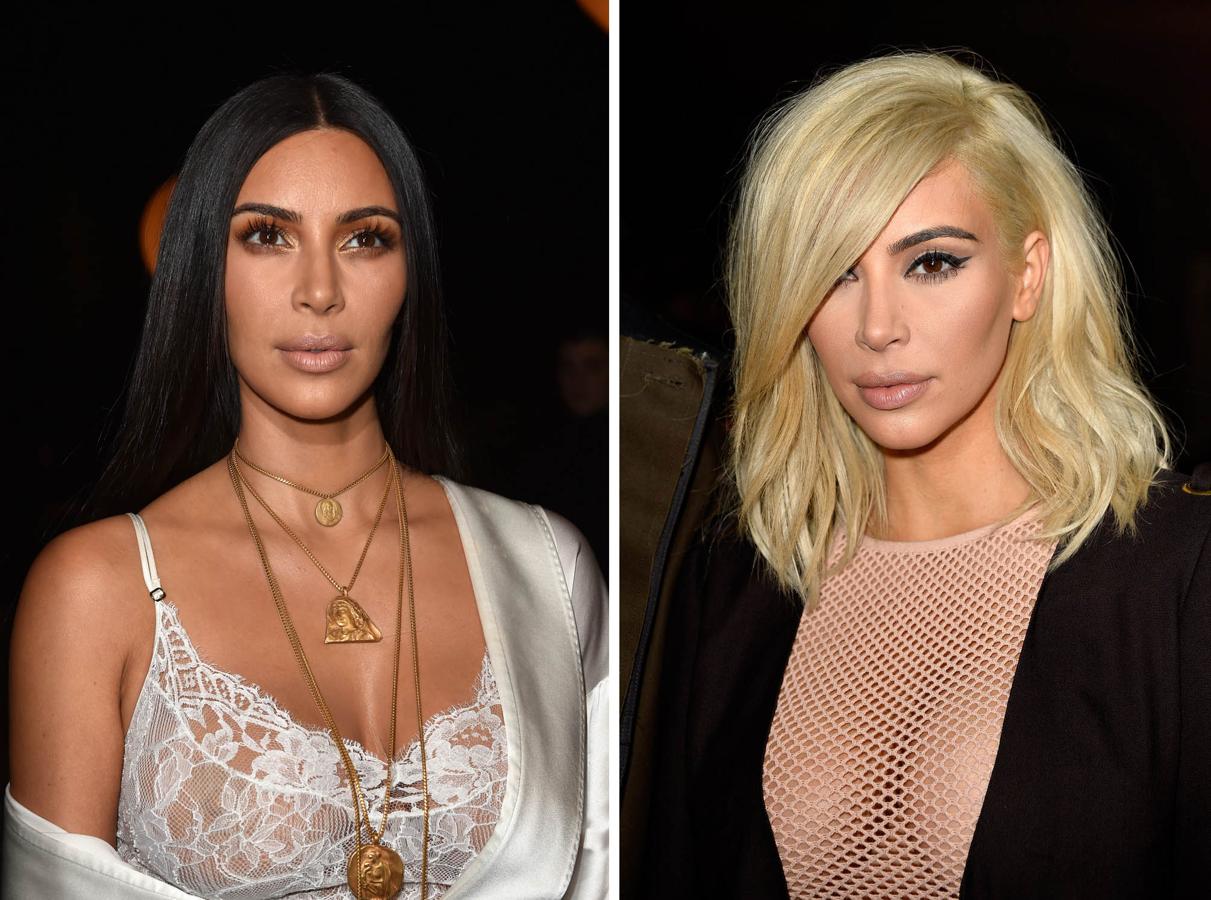 La hermana mayor del clan Kardashian, de vez en cuando, aparece con un rubio platino que, por mucha tendencia que sea, no es el tono más adecuado para ella. Con su color de piel moreno, sus ojos marrones y sus cejas oscuras, es más acertado su tono negro de pelo que el rubio. ¿No os parece?