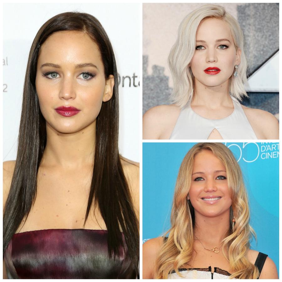 Cuando aún ves lejos los 30 y tienes unas facciones casi perfectas, como Jennifer Lawrence, te puedes permitir el lujo de cambiar de color y corte de pelo tan a menudo como quieras. La actriz está guapa de morena, de rubia, con el pelo largo o corto. El rubio nórdico es nuestro favorito aunque es un look atrevido que solo una piel clara y unos ojos azules como los suyos soporta así de bien.