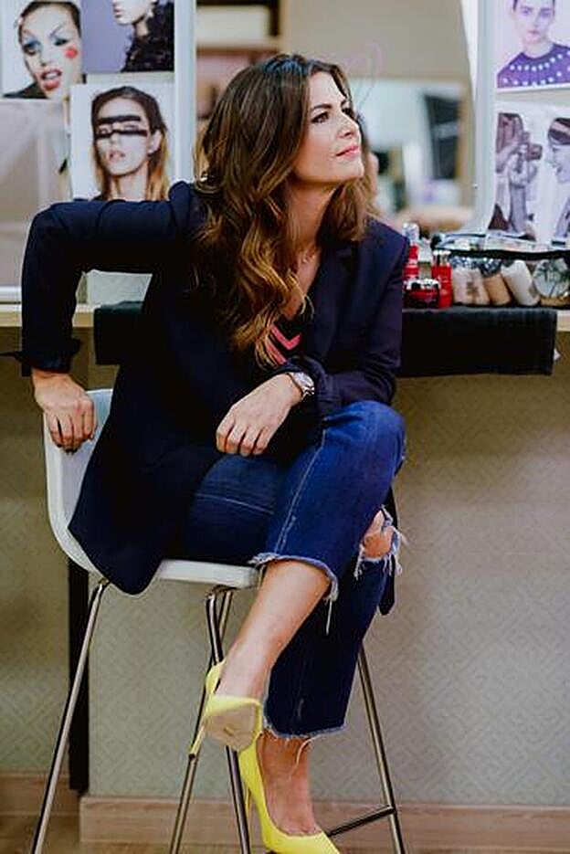 Nuria Roca, durante la entrevista con Mujerhoy.