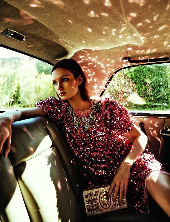 Total look de Dolce & Gabbana.