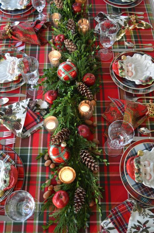 Detalles 'brit style' para tu mesa de Navidad.