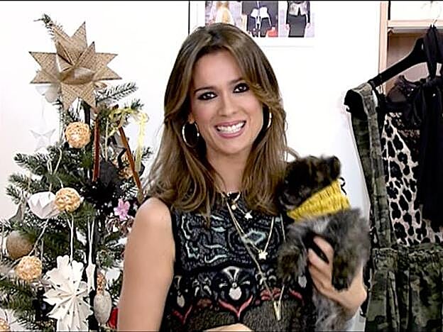 Mar Saura en su vestidor.