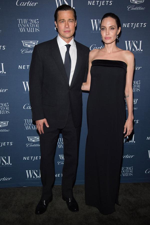 Brad Pitt y Angelina Jolie.