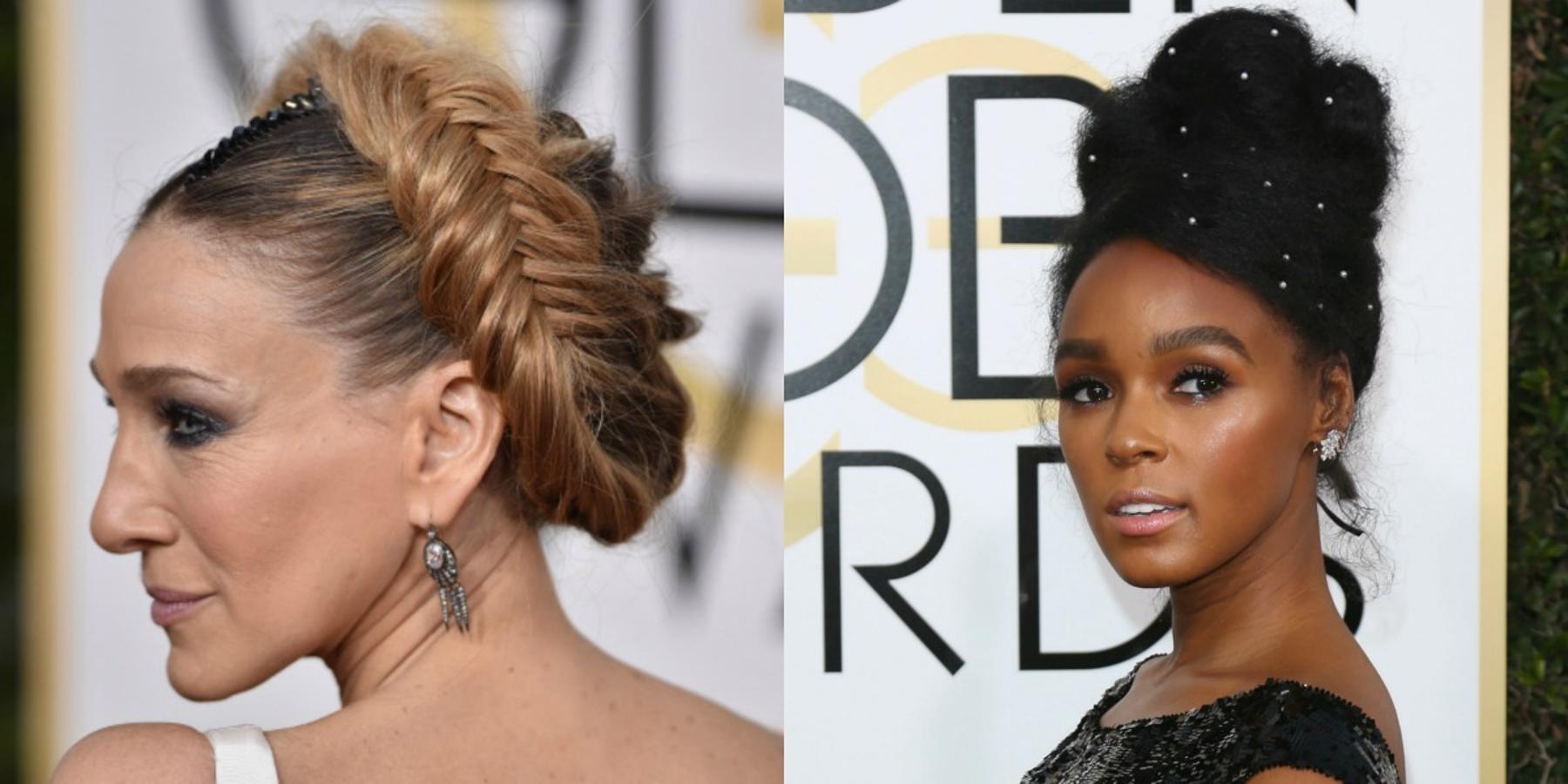 Este invierno ha sido la temporada en la que el pelo se ha engalanado siguiendo las propuestas de Dolce & Gabanna, Fendi, Chanel y Prada. Janelle Monáe y Sarah Jessica Parkerm tomaron buena nota de ello y se animaron a engalanar su cabello en la primera gran red carpet del año.