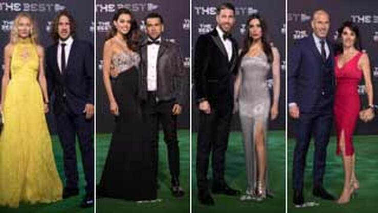 Fotos: Todas las parejas de la alfombra verde de los Premios The Best