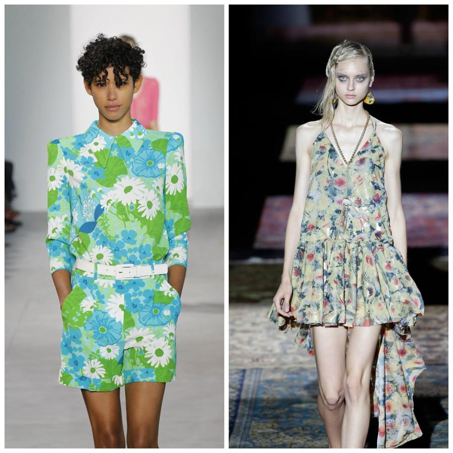 Estamos deseando que lleguen unos rayos de sol para lucir los primeros estampados florales como los de Michael Kors y Alilanto. Es cierto que todavía refresca, pero puedes hacerlo en looks en bloque de pantalón y blusa.