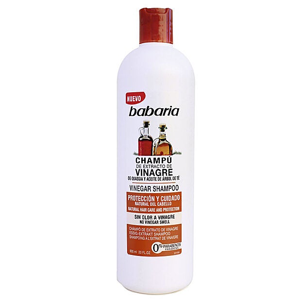 Champú de Extracto de Vinagre de Babaria (2,95 €).