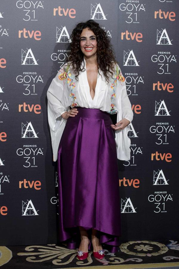 Cristina Rodríguez, nominada por partida doble al Goya por el Mejor vestuario en 'No culpes al karma de lo que te pasa por gilipollas' y 'Tarde para la ira'.