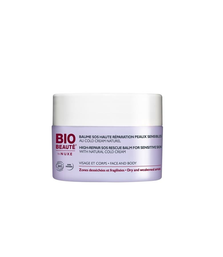 Bálsamo con Cold Cream 100% natural para rescatar las zonas secas y fragilizadas del rostro y del cuerpo. Su textura óleo-cera en dos tiempos protege la piel en superficie y luego se transforma en aceite de tratamiento para una acción en el corazón de la epidermis. (15,90€)
