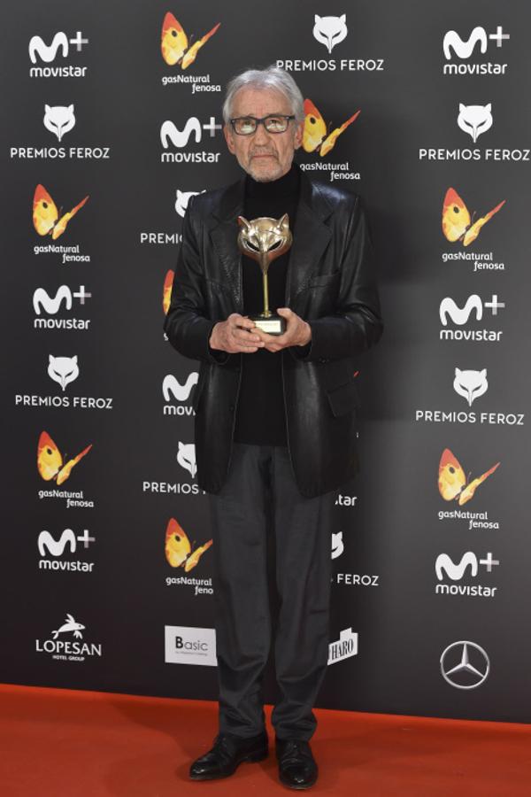 El veterano Pepe Sacristán ha compartido el premio a Mejor Actor de Reparto en una Serie (por su papel en 'Velvet') con Hugo Silva.