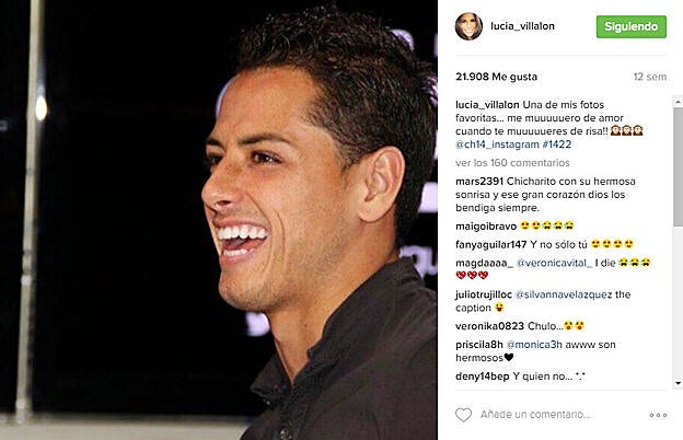 Lucía mostraba en las redes sociales su cariño por el futbolista..