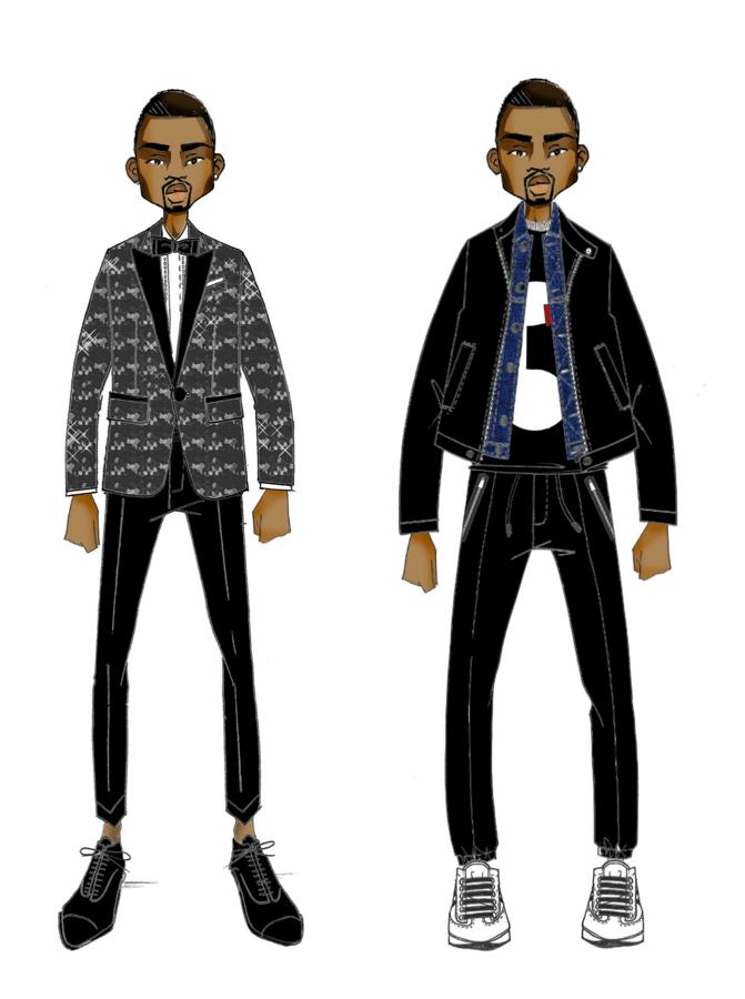 La estrella de los Chicago Bulls, Dwyane Wade, ha hecho un descanso en la cancha de baloncesto para sentarse en una mesa de diseño y crear (con ayuda de D´Squared) una colección cápsula. Nueve piezas que van del puro sport de una cazadora vaquera a un esmoquin, y que está disponible en internet. www.saks.com.