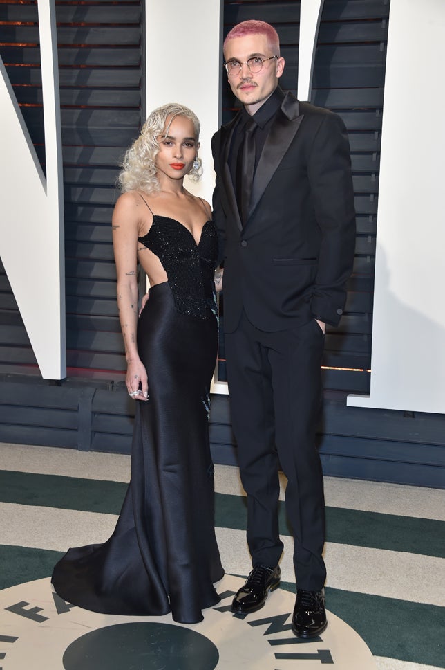 zoe Kravitz eligió un diseño de Armani Privé.