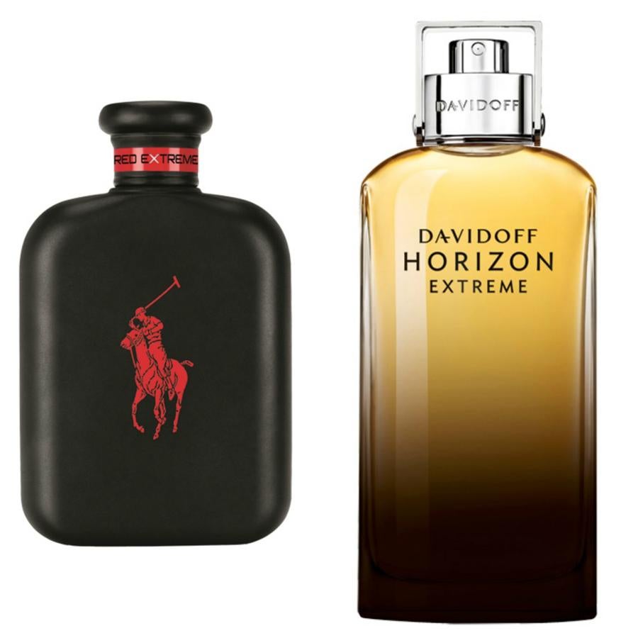 Ya sea polo o equitación, la conexión con un animal tan majestuoso como el caballo ofrece otra forma de ver la vida. Una con los acordes de naranja sanguina y jengibre rojo de Polo Red Extreme, o con la combinación de romero, ámbar y madera de sándalo de Horizon Extreme. Polo Red Extreme de Polo Ralph Lauren (91 euros). Horizon Extreme de Davidoff (75 euros).
