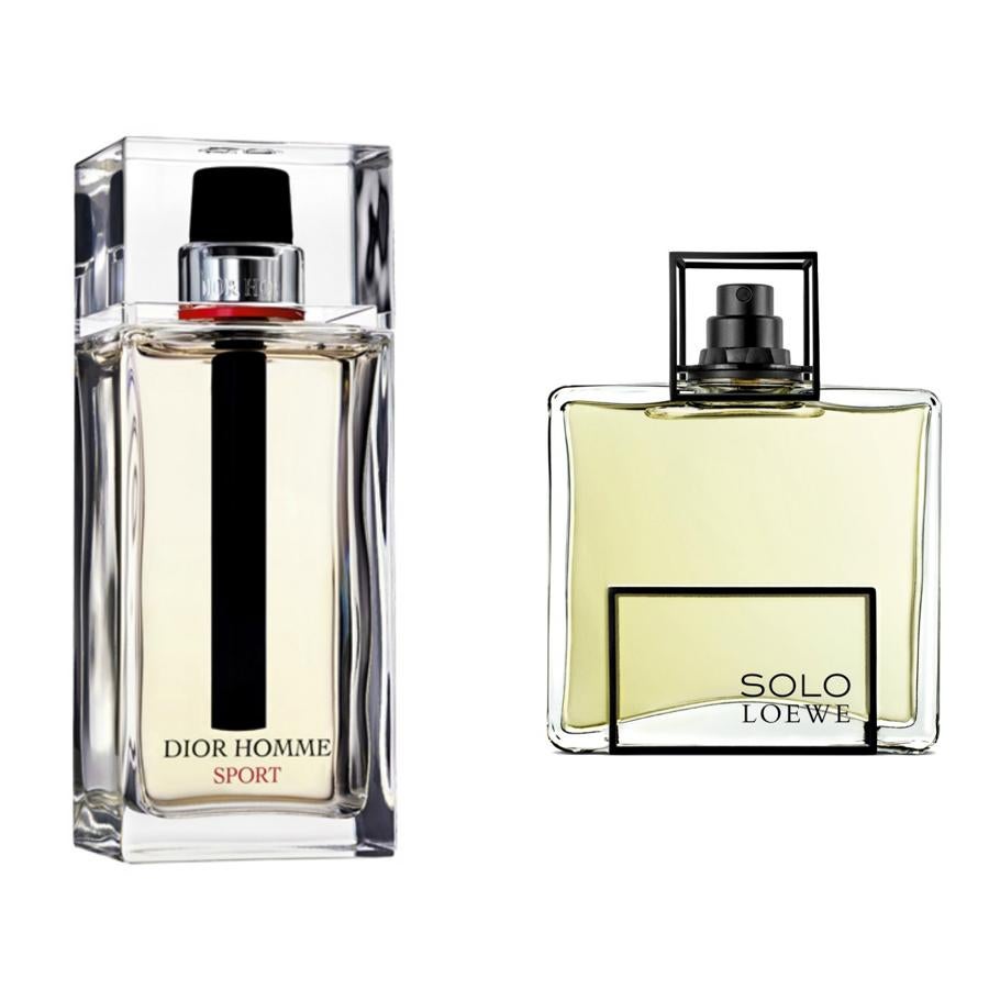 Todo es de diseño en sus vidas: de la ropa a los aparatos en los que tonifican su musculatura. Porque la estética es casi un imperativo, sus aromas son de una frescura ecléctica, que igual destaca por los acordes afrutados-especiados de Dior Homme Sport, como por el minimalismo de Solo Loewe Esencial: especiado, metálico y amaderado. Dior Homme Sport de Dior (73 euros). Solo Loewe Esencial de Loewe (75 euros).