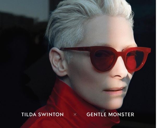 La actriz es imagen de la arriesgada firma de gafas de sol Gentle Monster.