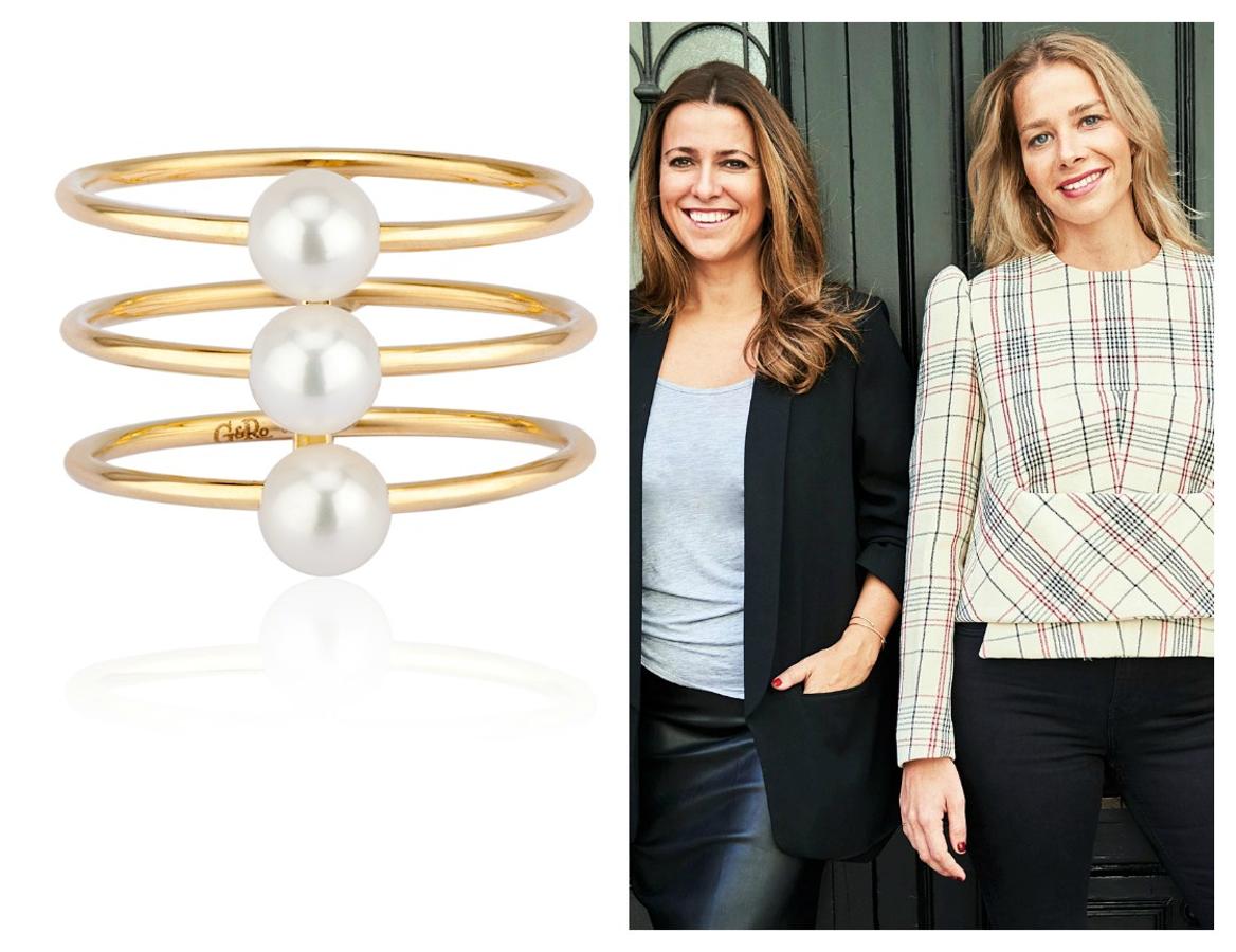 Detrás de Gold & Roses están Hannah Rodríguez y Sonia Ruiz, dos ex directivas de firmas de joyas, que en 2014 se embarcaron en su propio proyecto: crear piezas de oro de 18 quilates y piedras preciosas naturales. Fabrican en nuestro país, pero exportan el 70% de su producción a países como Japón y Rusia.