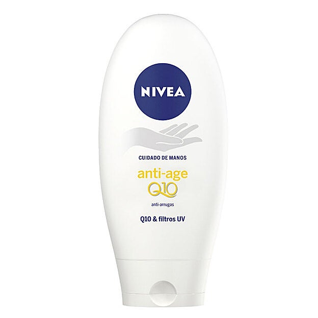 Crema Cuidado de Manos Anti-Age Q10 de Nivea (3,45 €).