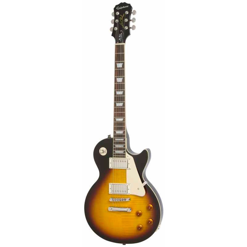 Guitarra electrica de 6 cuerdas Epiphone Les Paul STANDARD PLUS-TOP PRO Vintage Sunburst. Disponible en Unionmusical.es