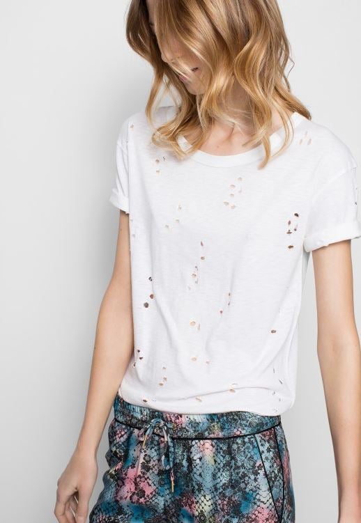 Camiseta blanca de Zadig & Voltaire. Precio: 85 euros