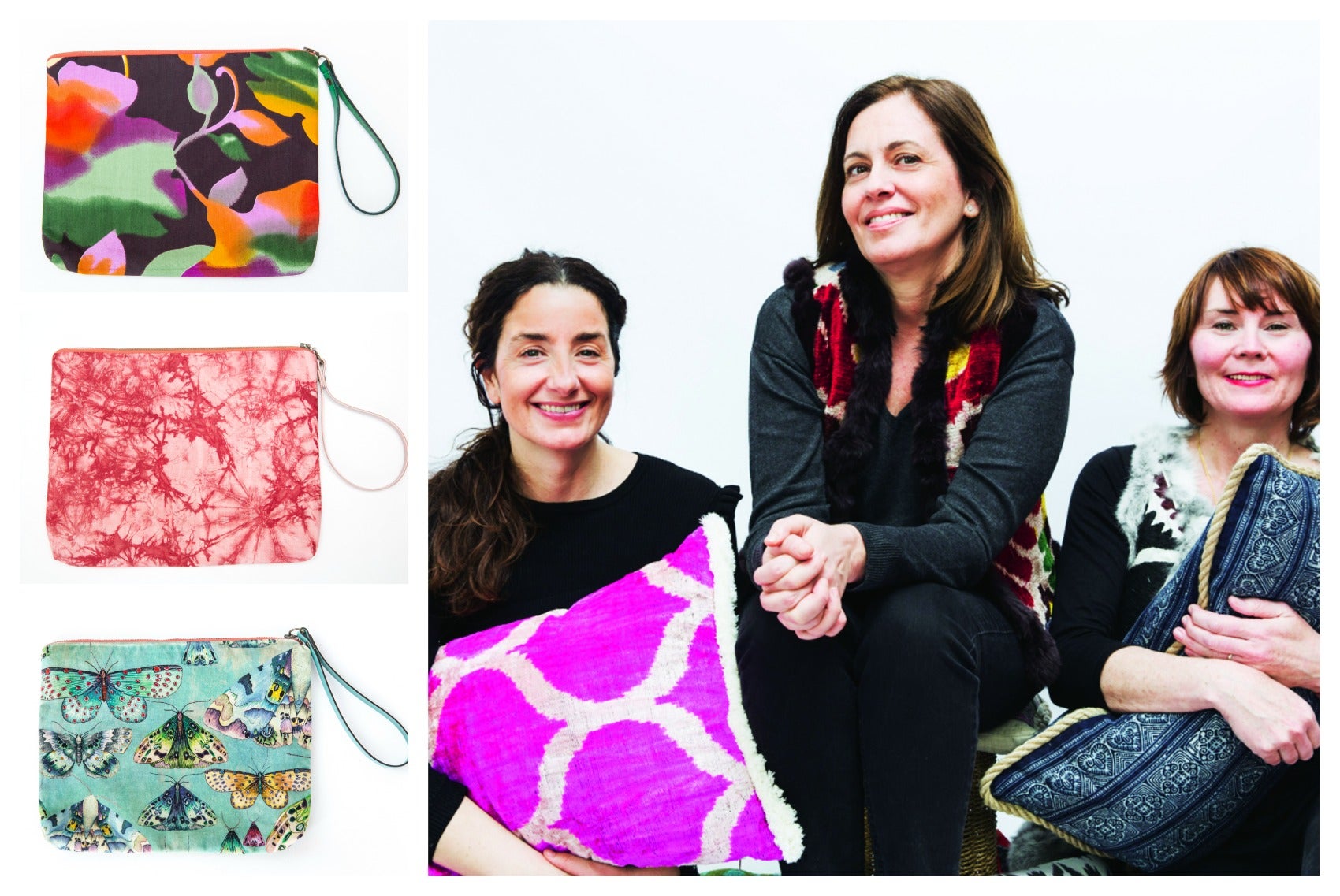 Cumplen 10 años. Son María José, Lorea y Beatriz, en términos comerciales: Mundo Pacas, tres emprendedoras que abrieron su espacio de diseño y decoración en La Alhóndiga de Bilbao y ahora hacen con mucho éxito bolsos, chalecos y otras piezas de moda.