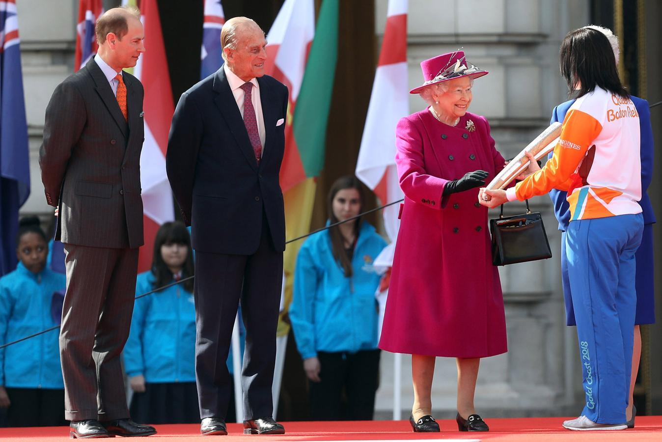 Isabel II en la inauguración de los Juegos de la Commonwealth en el mes de marzo de 2017.