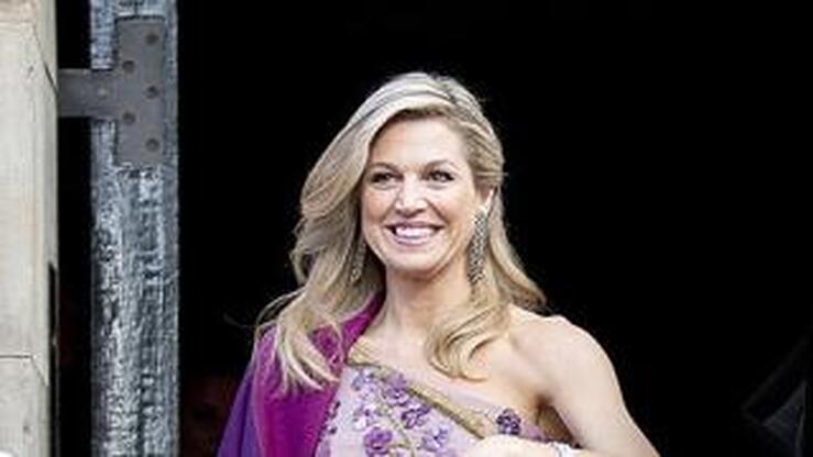 Fotos: El look de Máxima de Holanda en el 50 cumpleaños del Rey Guillermo