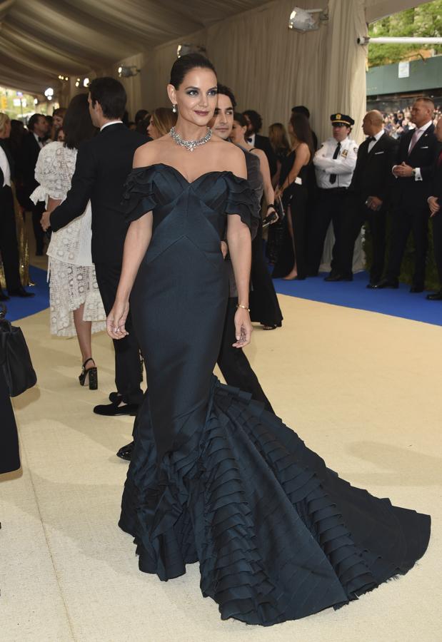 La actriz apostó de nuevo por un vestido de su amigo Zac Posen
