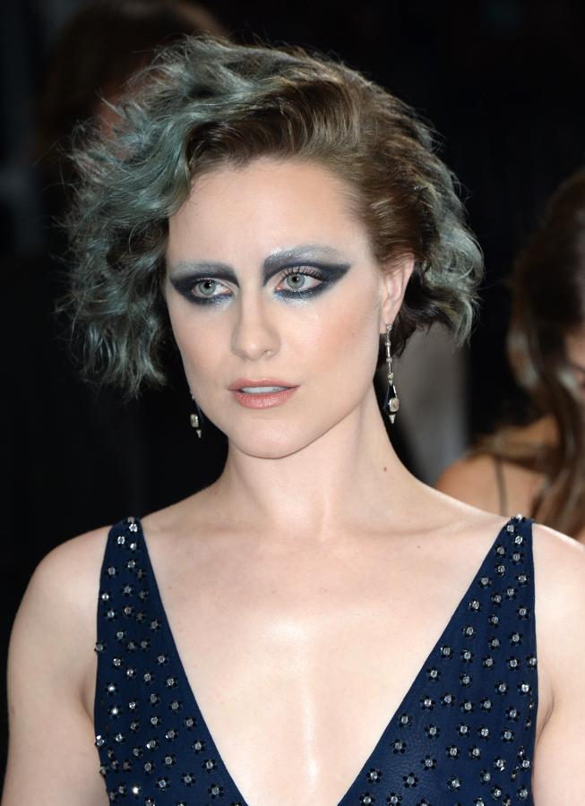 Uno de los maquillajes más llamativos de la noche, el de Evan Rachel Wood