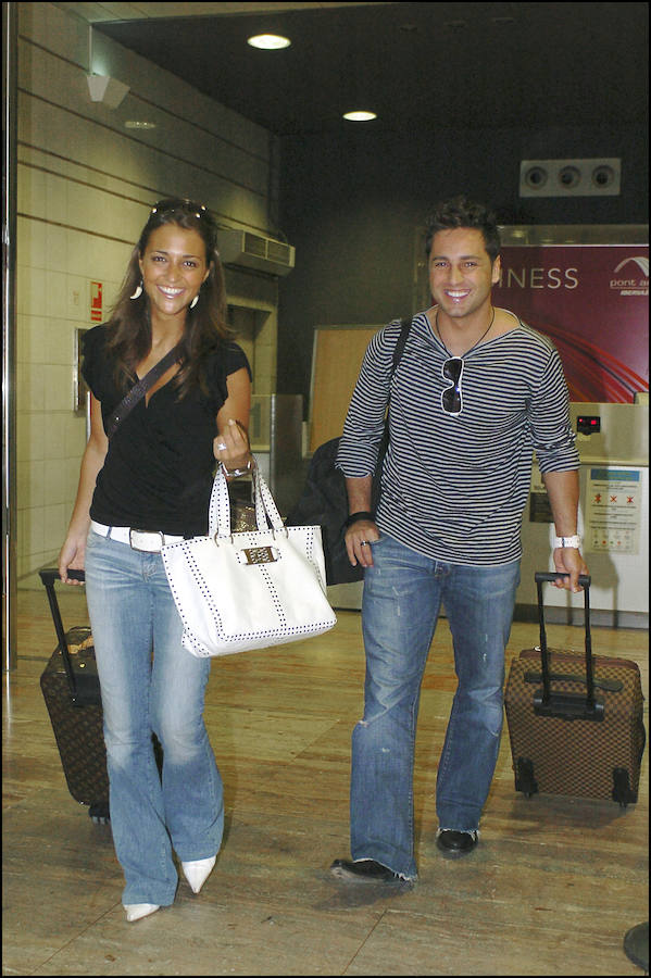 Empezó a salir con David Bustamante y sus estilos se mimetizaron. Los dos viajaban con maletas de firma, vaqueros, camiseta, zapatos de pico y gafas de sol