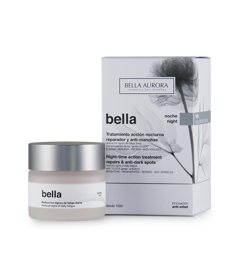 Su textura es un bálsamo fresco y fundente, no graso, que forma una película ultra-ligera sobre la piel, para que los activos penetren y actúen a lo largo de toda la noche, a 4 niveles: iluminador, regenerador, detoxificante y reparación intensiva. El resultado: una piel más luminosa, descansada, intensamente hidratada y con una mejora visible de las arrugas y líneas de expresión. (28,50€)