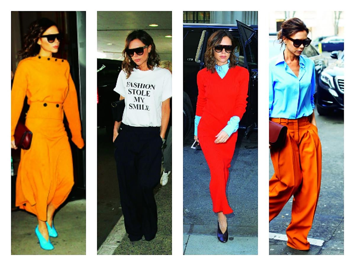 Nadie se podía imaginar en plena década de los 90 que la spice pija iba a ser una de las mejores diseñadoras de los 2000. Su atractivo marido, David Beckham, ha pasado de ser el protagonista de la pareja a cederle, sin complejos, el trono mediático y acudir a sus desfiles en compañía de los niños. ¿Y quién dijo que Victoria era seria? Como dice su camiseta, no lo es, pero la moda le ha robado la sonrisa.