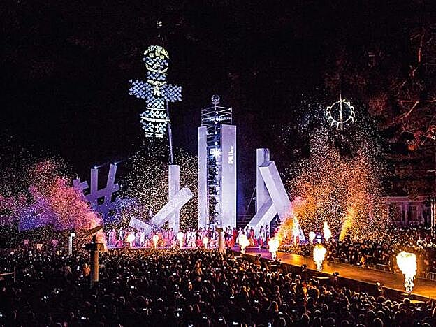 Espectáculo en Pafos.