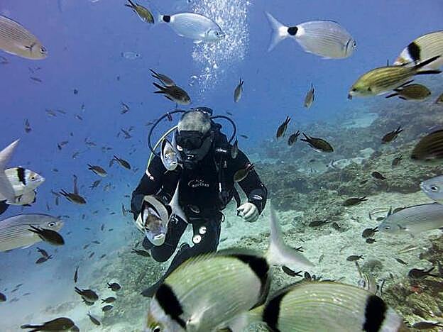 Buceo en Creta.