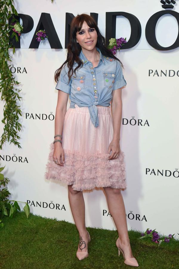 La cantante Nika a su llegada a la Casa Pandora