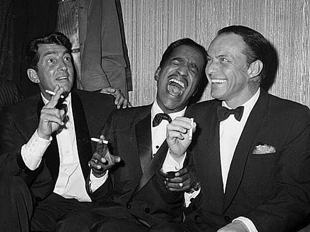 Los originales: Ellos sabían cómo divertirse y se autodenominaban 'Rat Pack'.