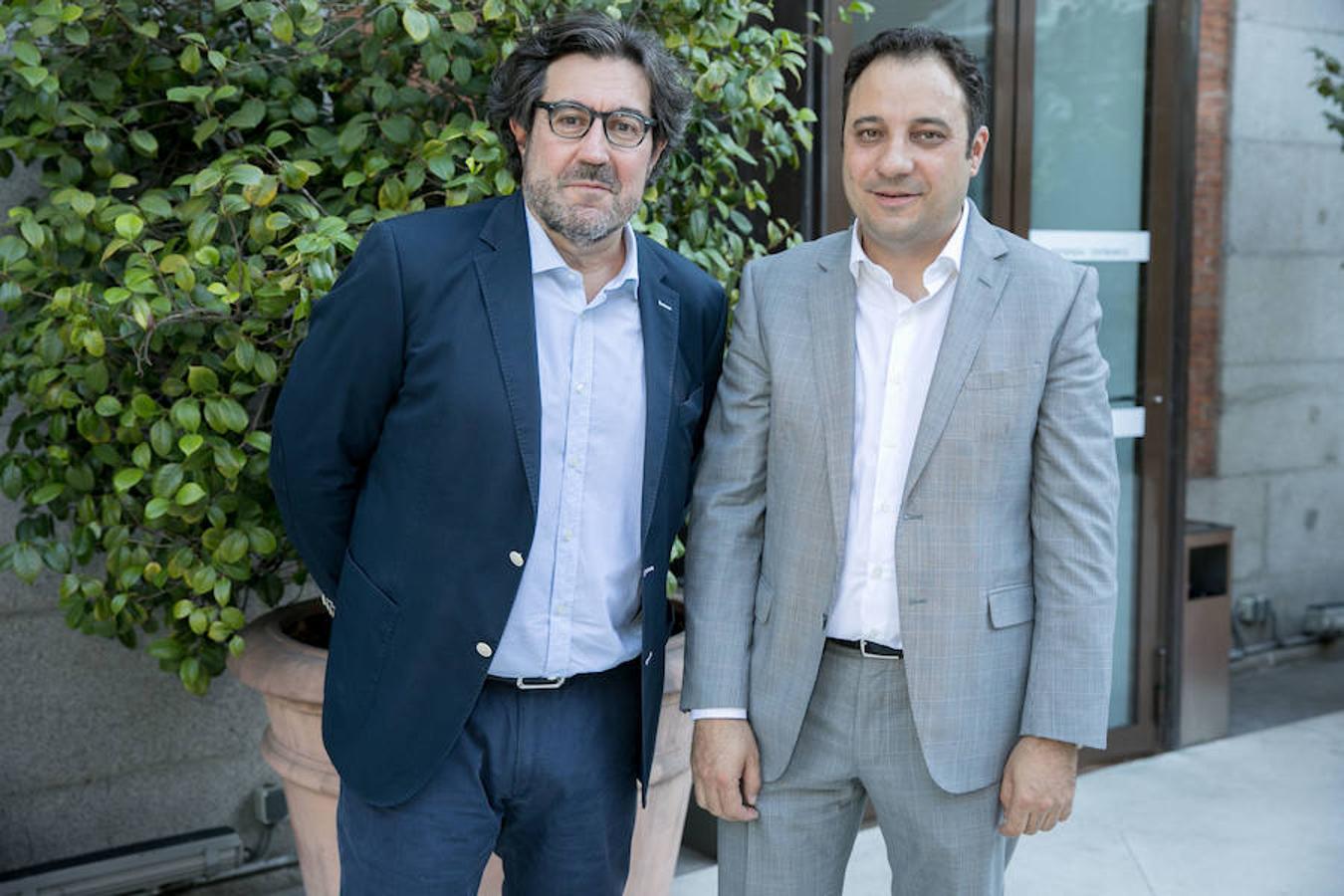 José María Goicoechea, Director de Comunicación del Museo Thyssen y Antonio Sánchez Luengo, subdirector general de Bellas Artes de la C.A.M.