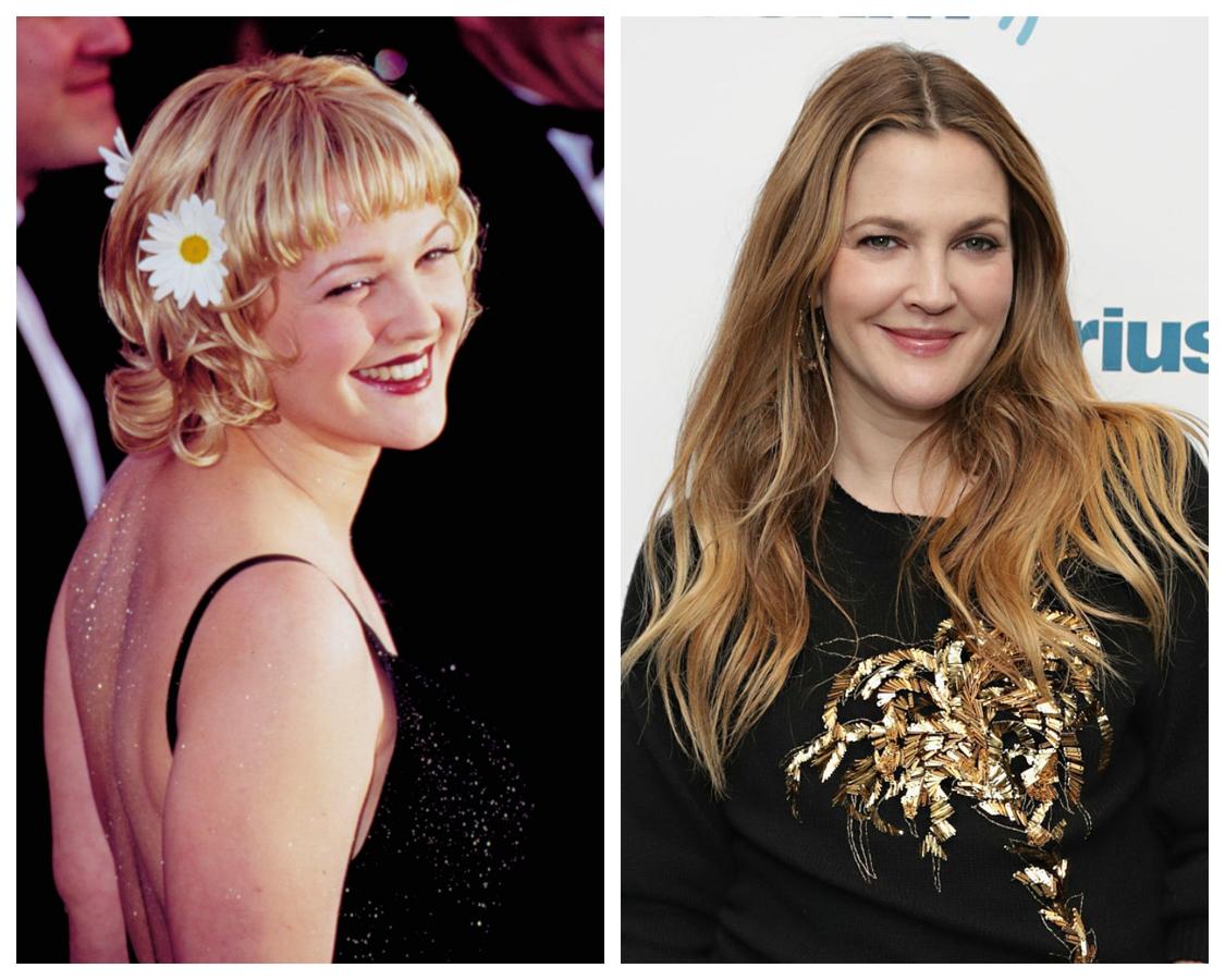 Las cejas, la melena, el estilismo... ¡Cómo ha cambiado Drew Barrymore en los últimos 19 años! Y para bien... Así acudía a la gala de entrega de los Oscar de 1998. No creas que iba a una fiesta hippy.