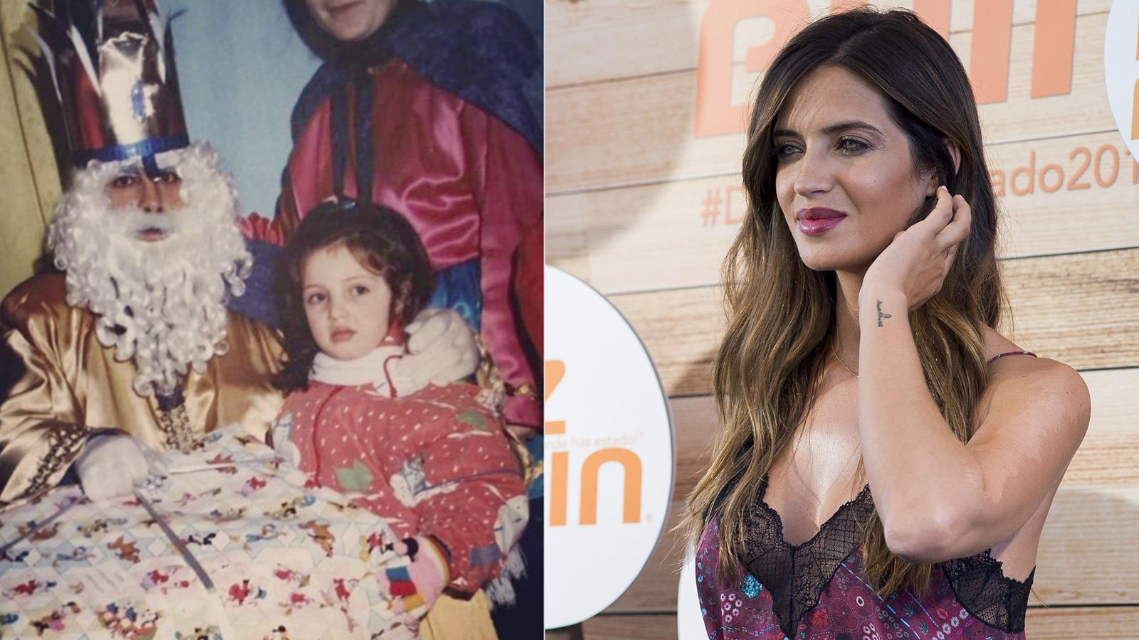 La presentadora Sara Carbonero ya destacaba en su infancia gracias a sus particulares rasgos faciales.