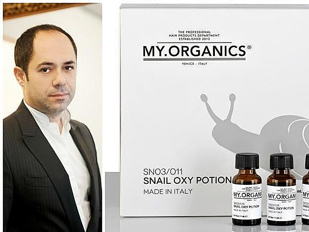 Babieras babas de caracol.