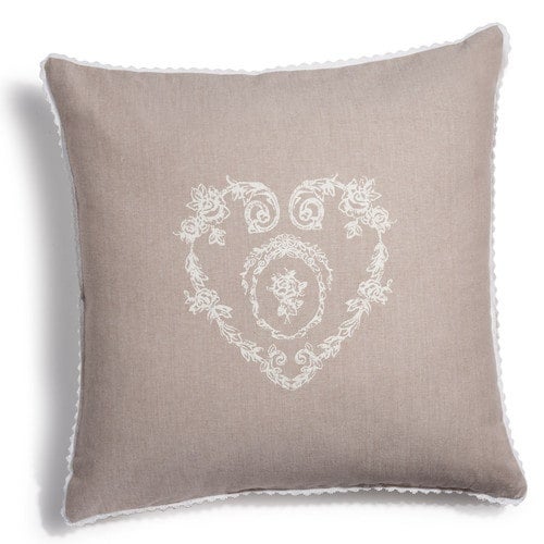 Cojín de algodón de Maisons Du Monde (Precio; 29'99€).