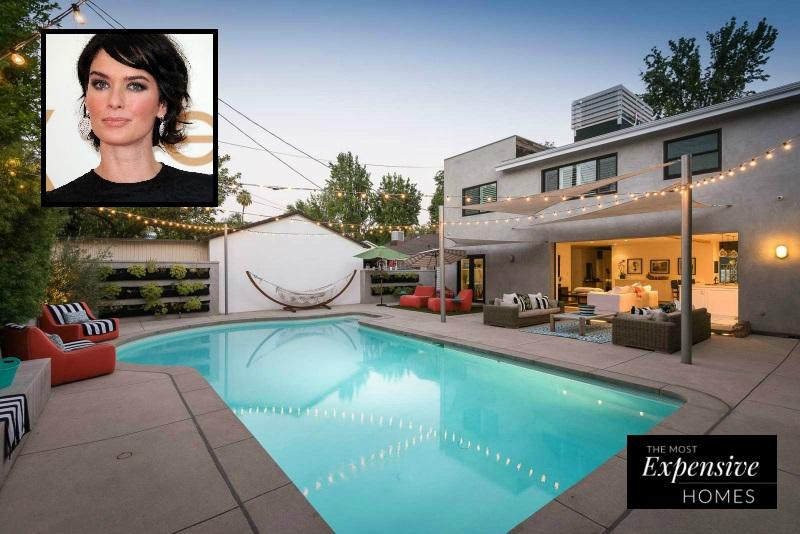 Lena Headey prefiere esta mansión de mediados de siglo en Sherman Oaks al castillo de Cersei Baratheon en 'Juego de Tronos'.