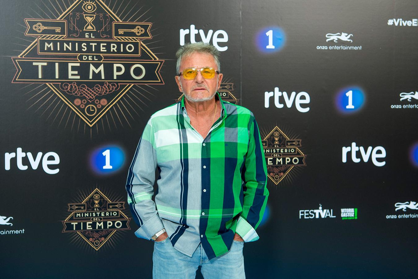 Jaime Blanch, Salvador Martí en la serie, en el photocall en el FesTVal de Vitoria.