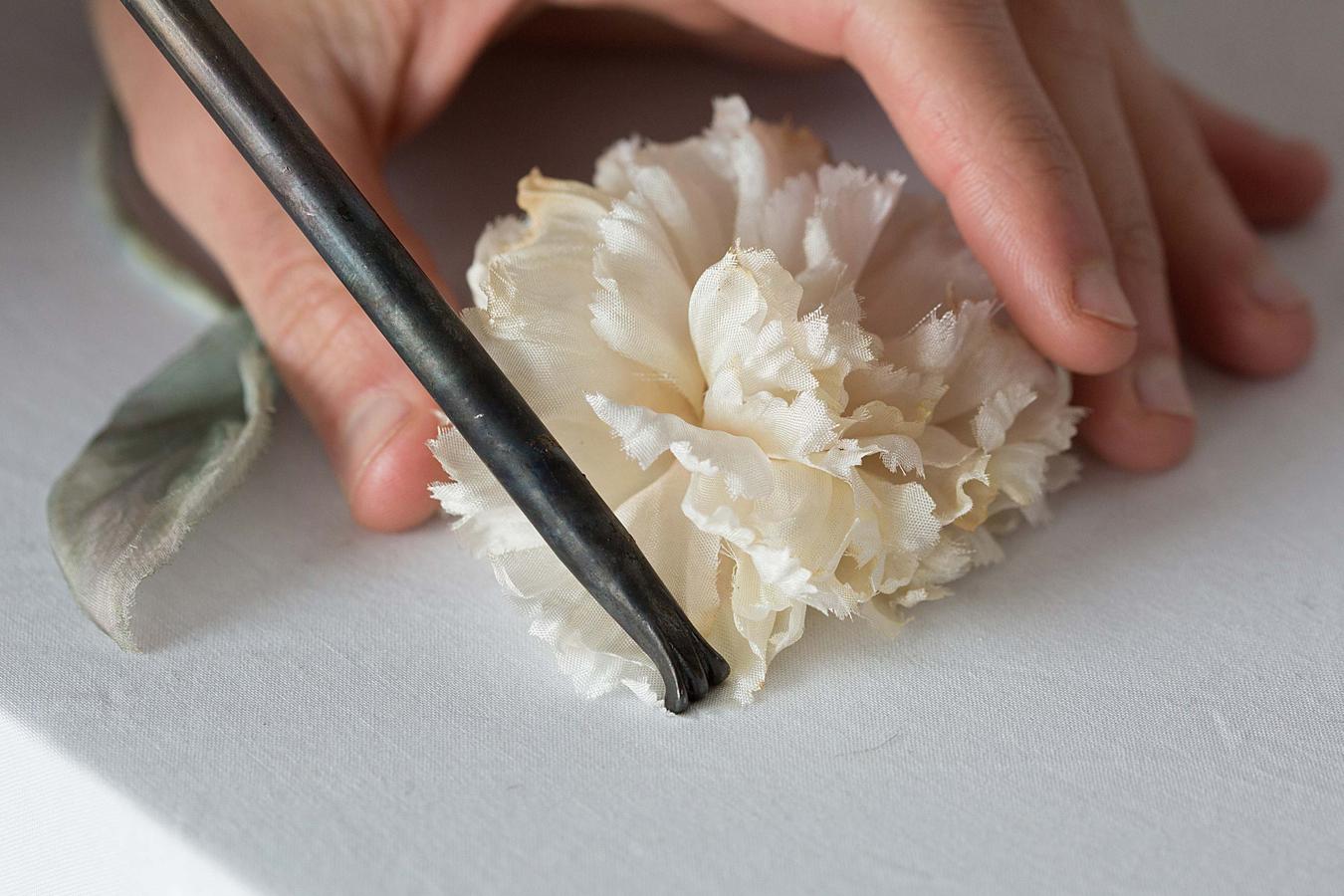 Paso a paso de cómo se hizo el vestido de Dior.